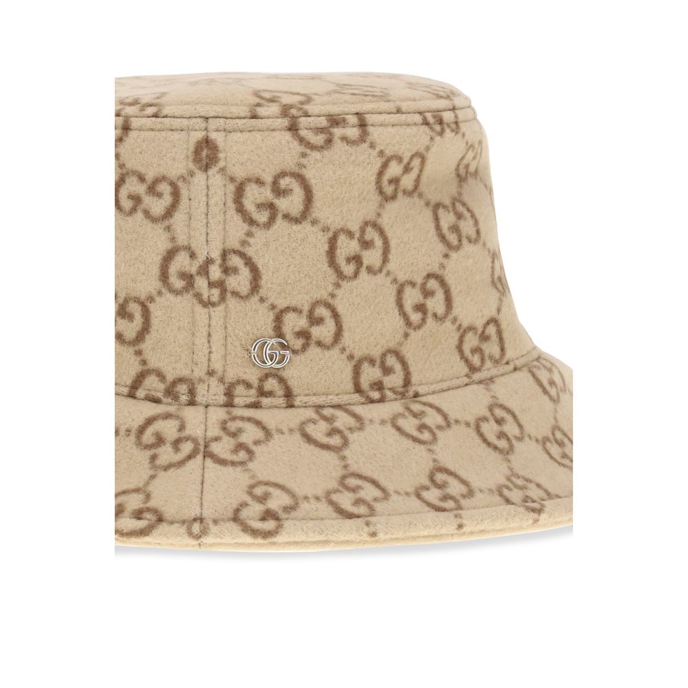 Gucci GG Jacquard-Fischerhut aus Wolle
