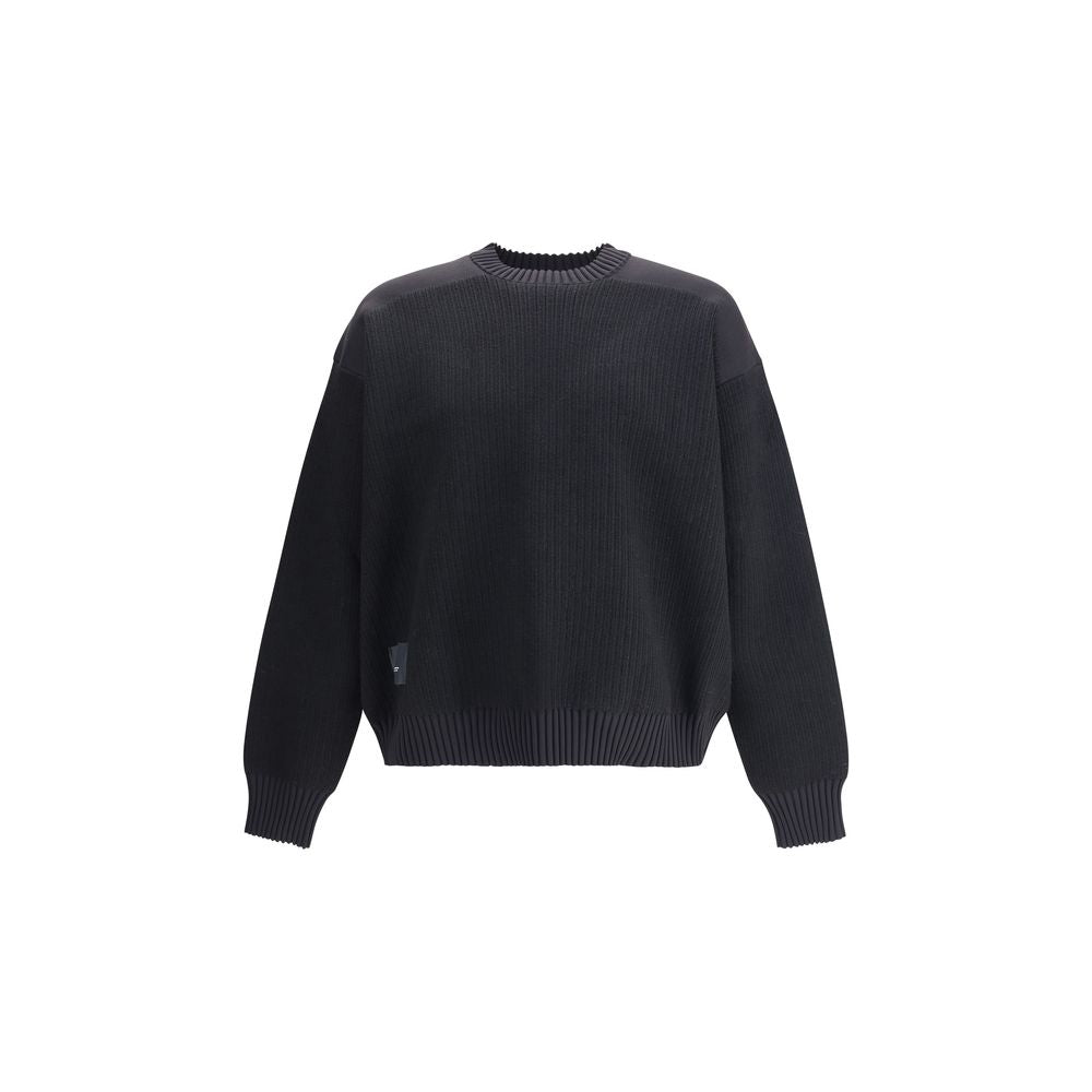 Y-3 Schwarzes Woll-Sweatshirt