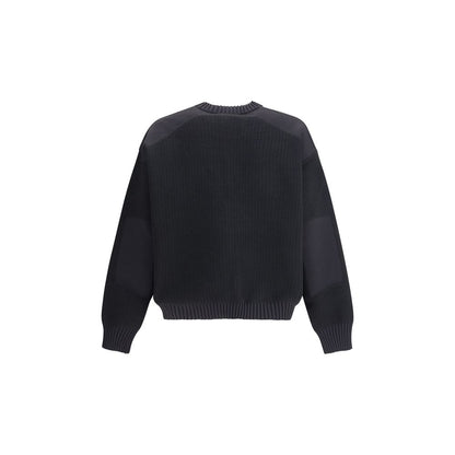 Y-3 Schwarzes Woll-Sweatshirt