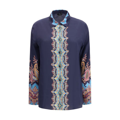 Etro Seidenhemd mit Paisley-Print