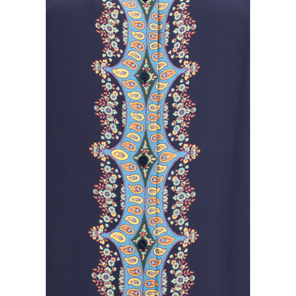 Etro Seidenhemd mit Paisley-Print