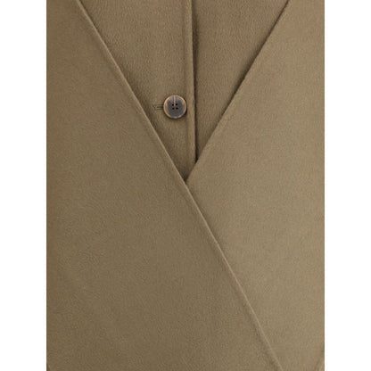 Dynamis Studio brauner Wollmantel