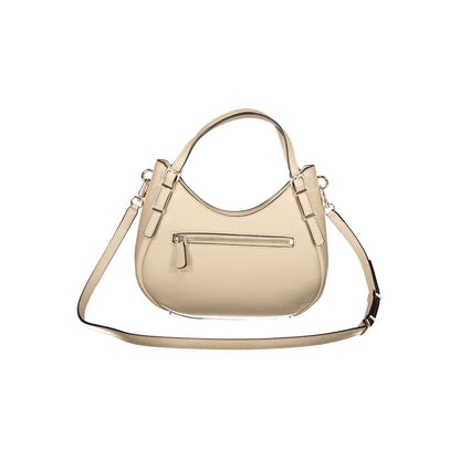 Guess Jeans Beige Polyethylen Damen Handtasche
