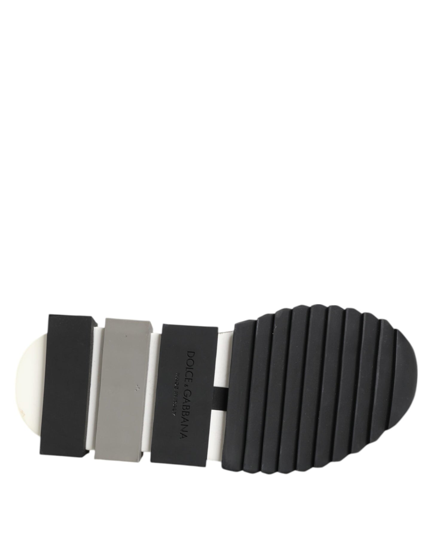 Dolce &amp; Gabbana Schwarz Weiß Slip On Sorrento Sneakers Schuhe