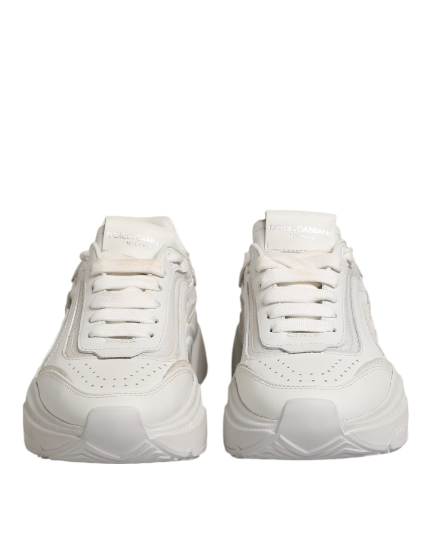 Dolce &amp; Gabbana – Weiße Daymaster Low-Top-Sneaker