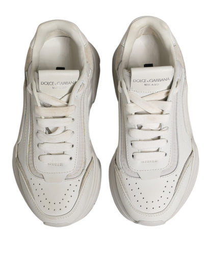 Dolce &amp; Gabbana – Weiße Daymaster Low-Top-Sneaker