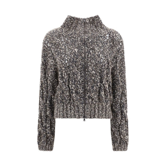 Brunello Cucinelli Geflochtene Strickjacke