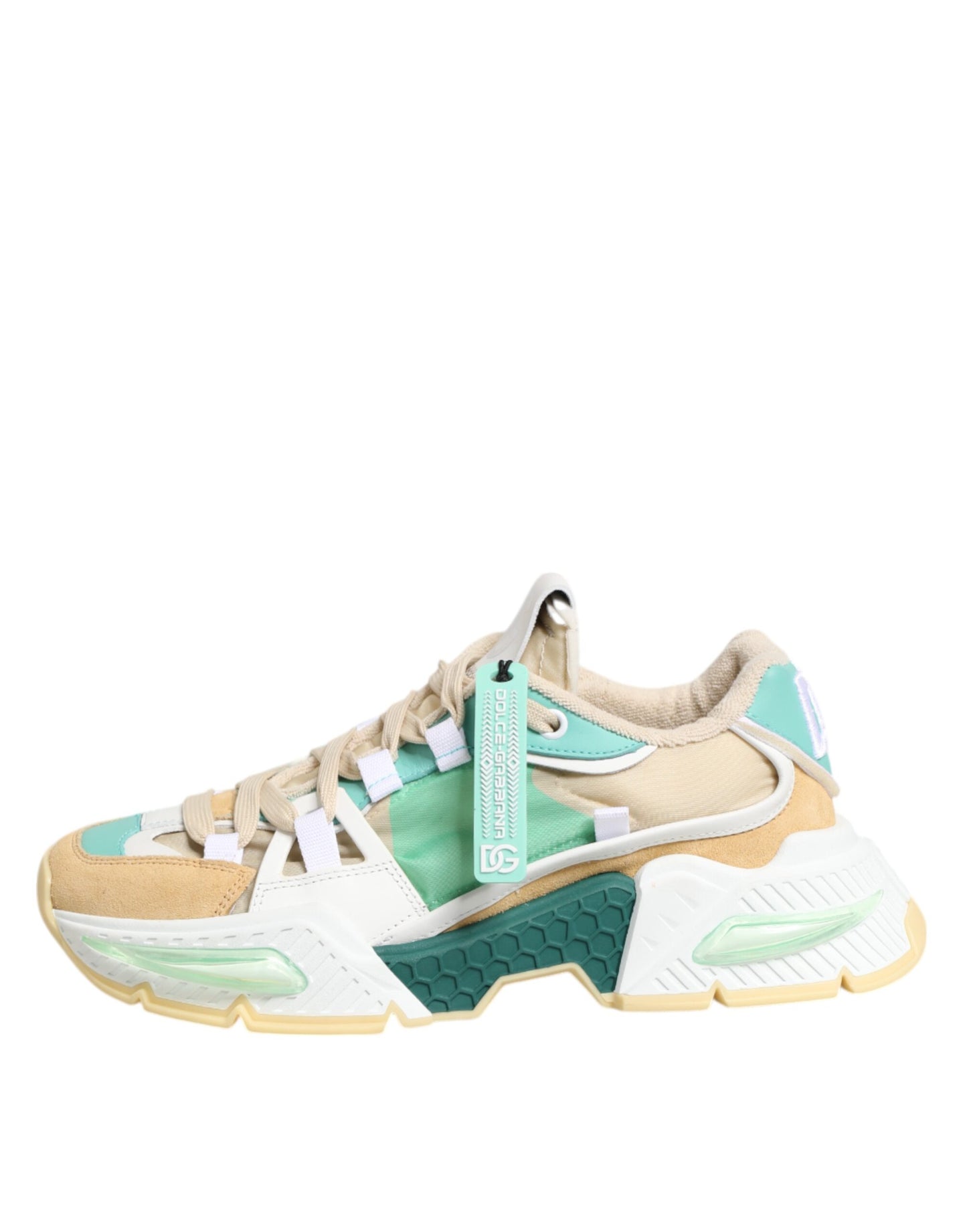 Dolce &amp; Gabbana Airmaster Low Top Sneakers aus mehrfarbigem Leder