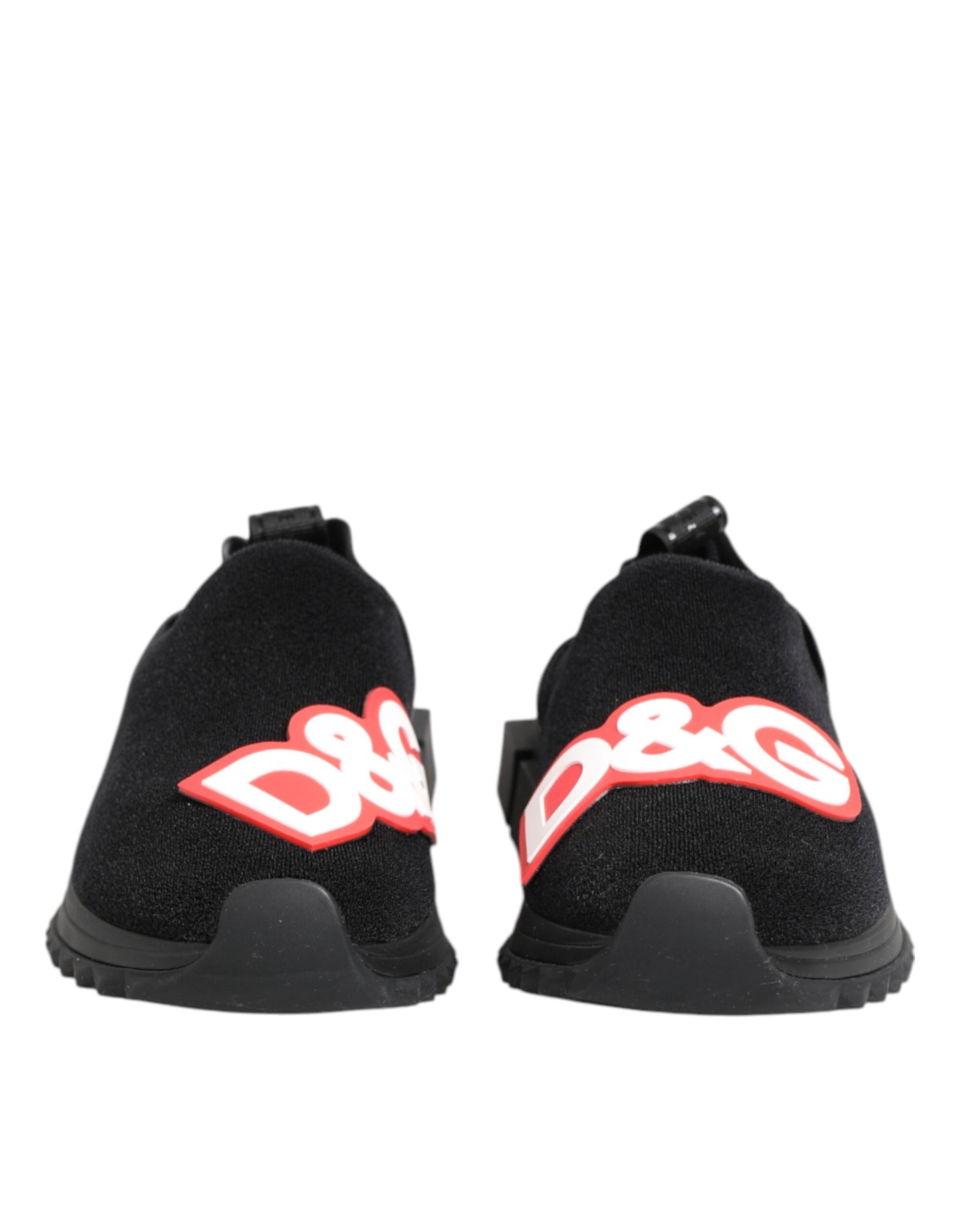 Dolce &amp; Gabbana – Sorrento – Slipper-Sneaker in Schwarz und Grau