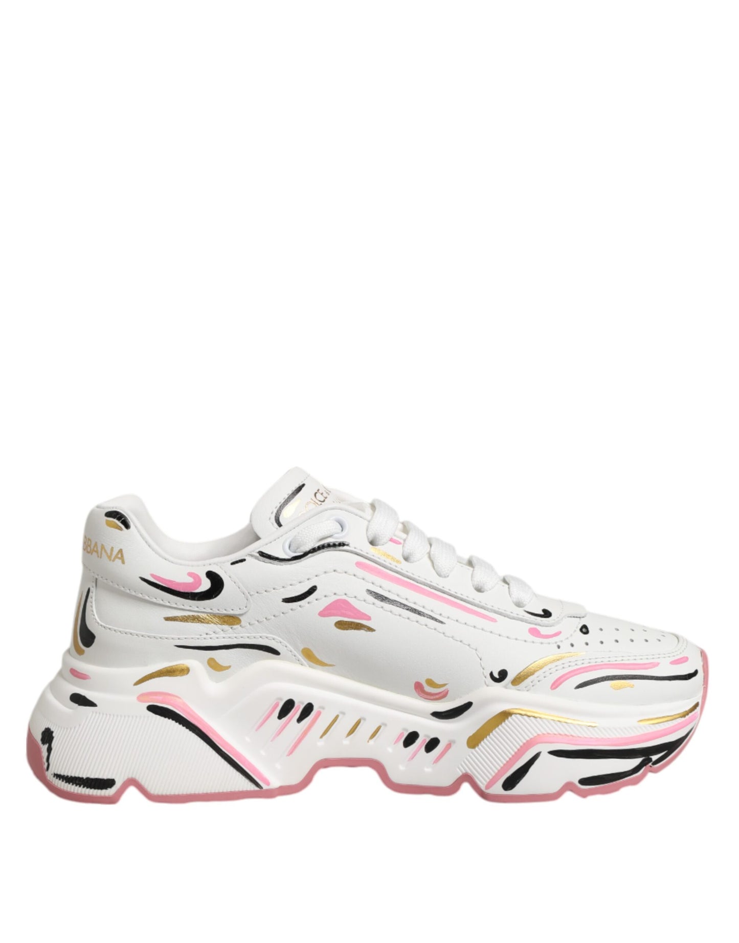 Dolce &amp; Gabbana – Mehrfarbige, handbemalte DAYMASTER-Sneaker