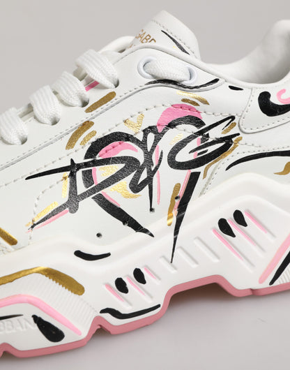 Dolce &amp; Gabbana – Mehrfarbige, handbemalte DAYMASTER-Sneaker