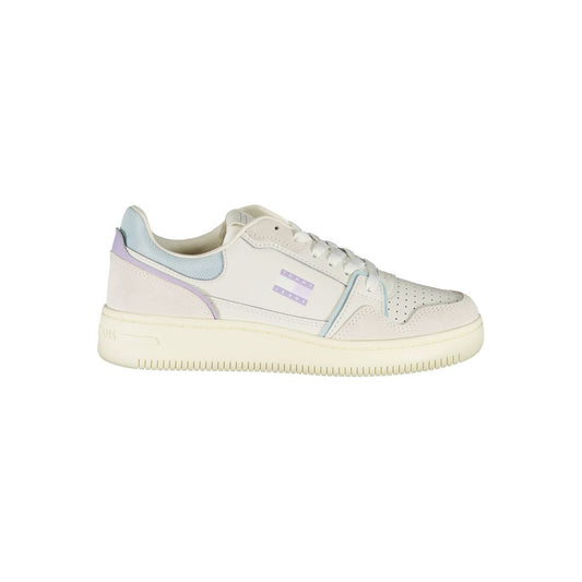 Tommy Hilfiger – Weiße Leder-Sneaker für Damen