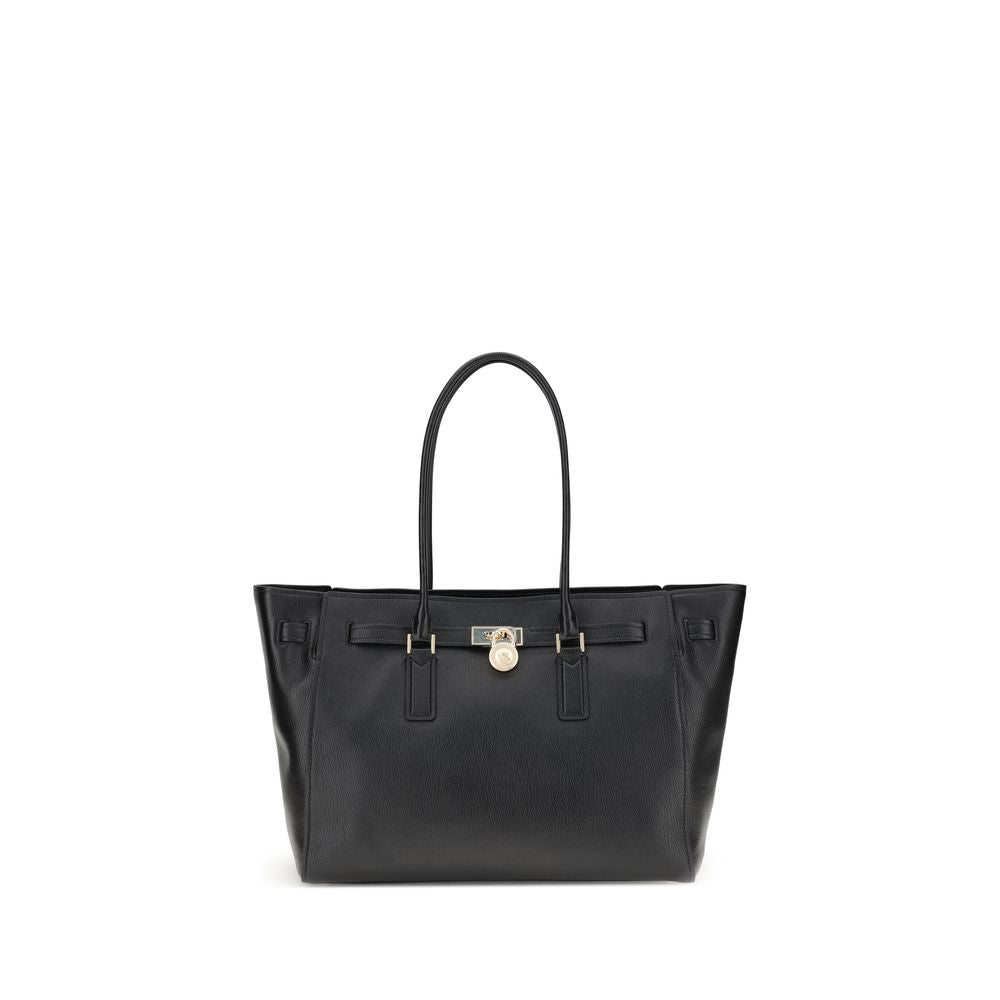 Michael Kors Schultertasche aus schwarzem Kalbsleder (Bos Taurus)