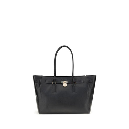 Michael Kors Schultertasche aus schwarzem Kalbsleder (Bos Taurus)