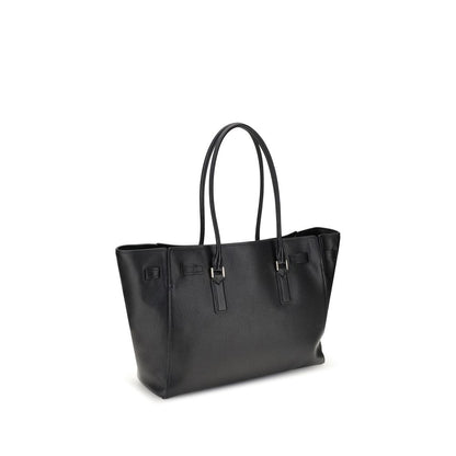 Michael Kors Schultertasche aus schwarzem Kalbsleder (Bos Taurus)