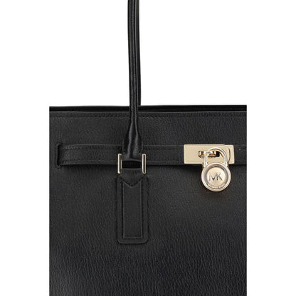 Michael Kors Schultertasche aus schwarzem Kalbsleder (Bos Taurus)