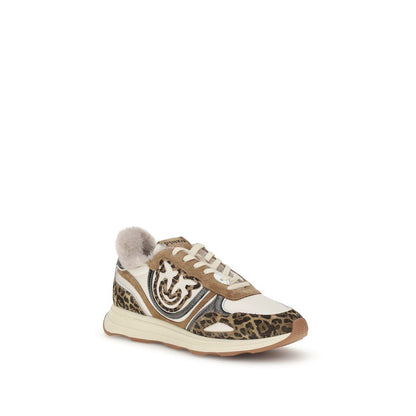 PINKO Multicolor Leather Chunky Sneakers