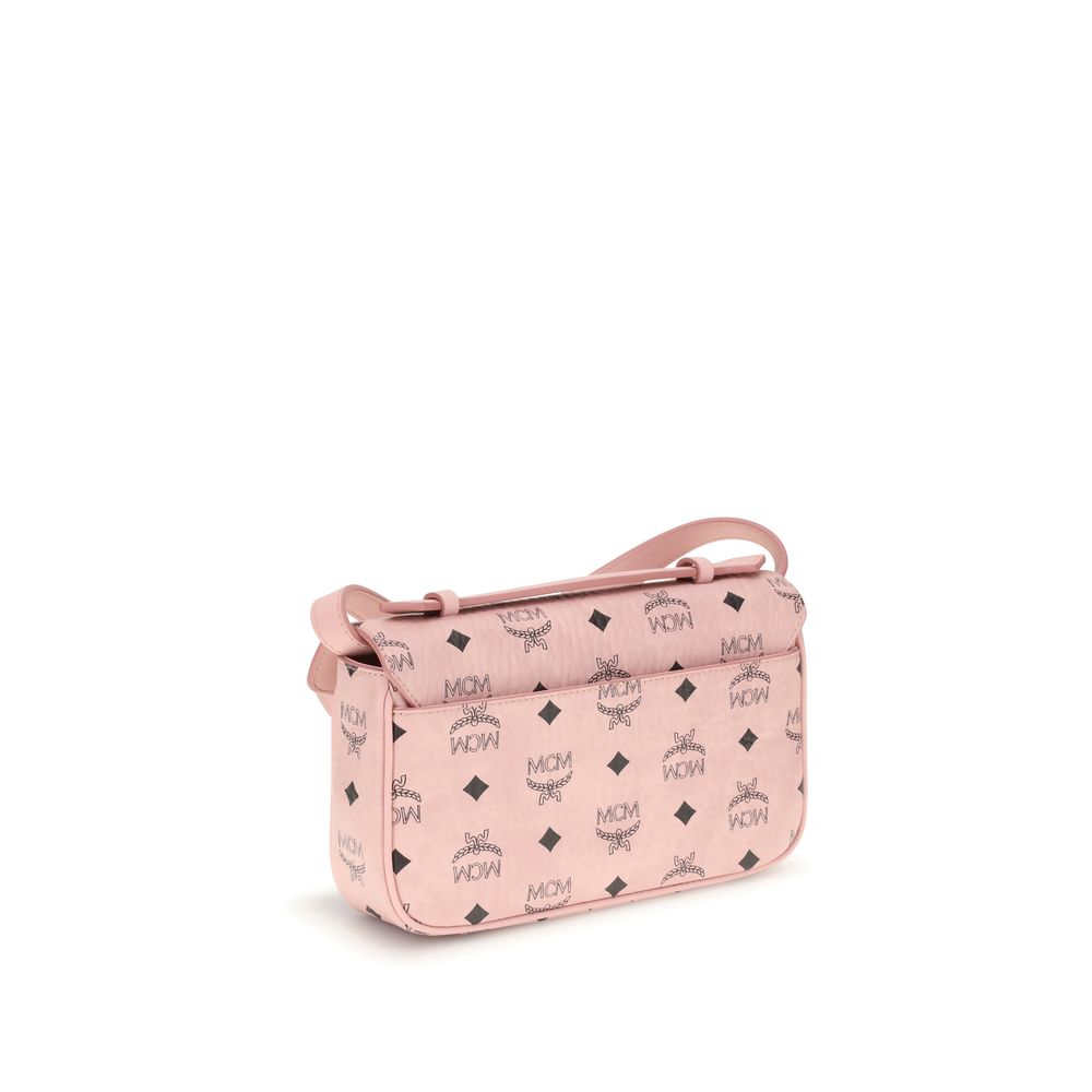 MCM Handtasche aus bedrucktem Kunstleder