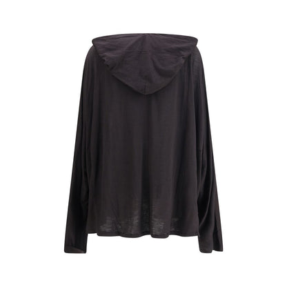 Rick Owens Langes T-Shirt mit Kapuze