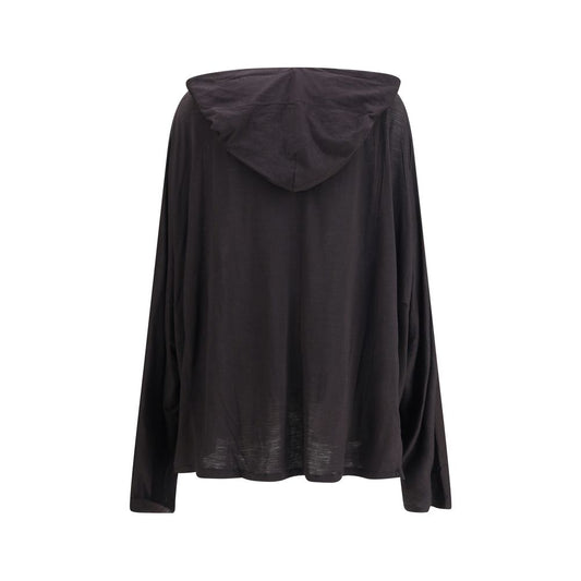 Rick Owens Langes T-Shirt mit Kapuze