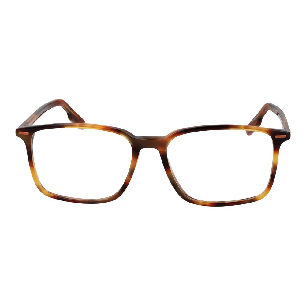 Ermenegildo Zegna Braune Acetat-Brille (Gestell)