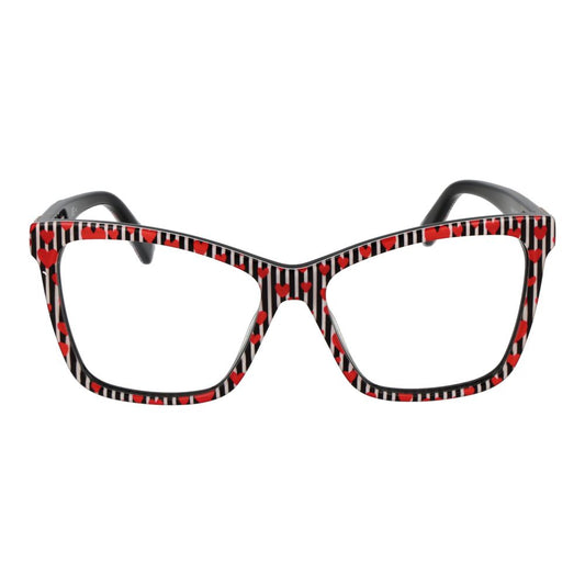 Love Moschino Schwarze Acetat-Brille (Gestell)