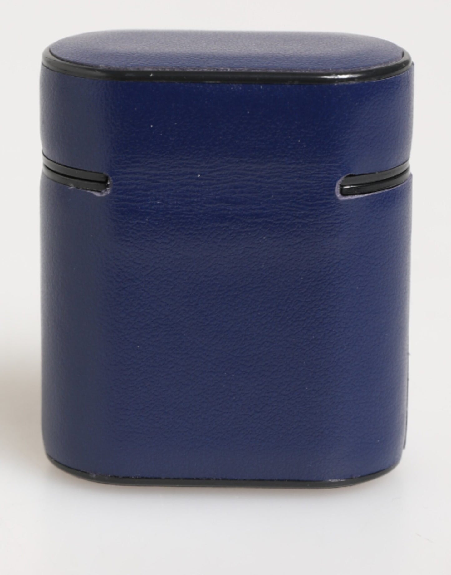 Dolce &amp; Gabbana Blaues Leder-Flip-Etui mit Logo-Print für Herren