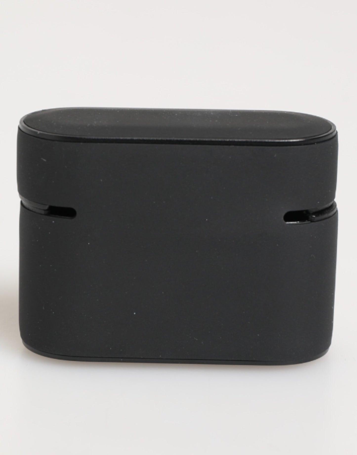 Dolce &amp; Gabbana – Airpods-Etui mit geprägtem Logo aus Gummi in Schwarz und Weiß