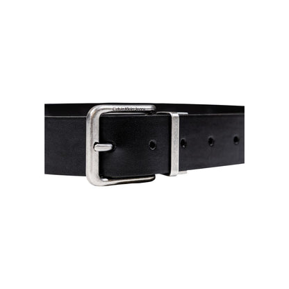 Calvin Klein Jeans – Schwarzer Ledergürtel