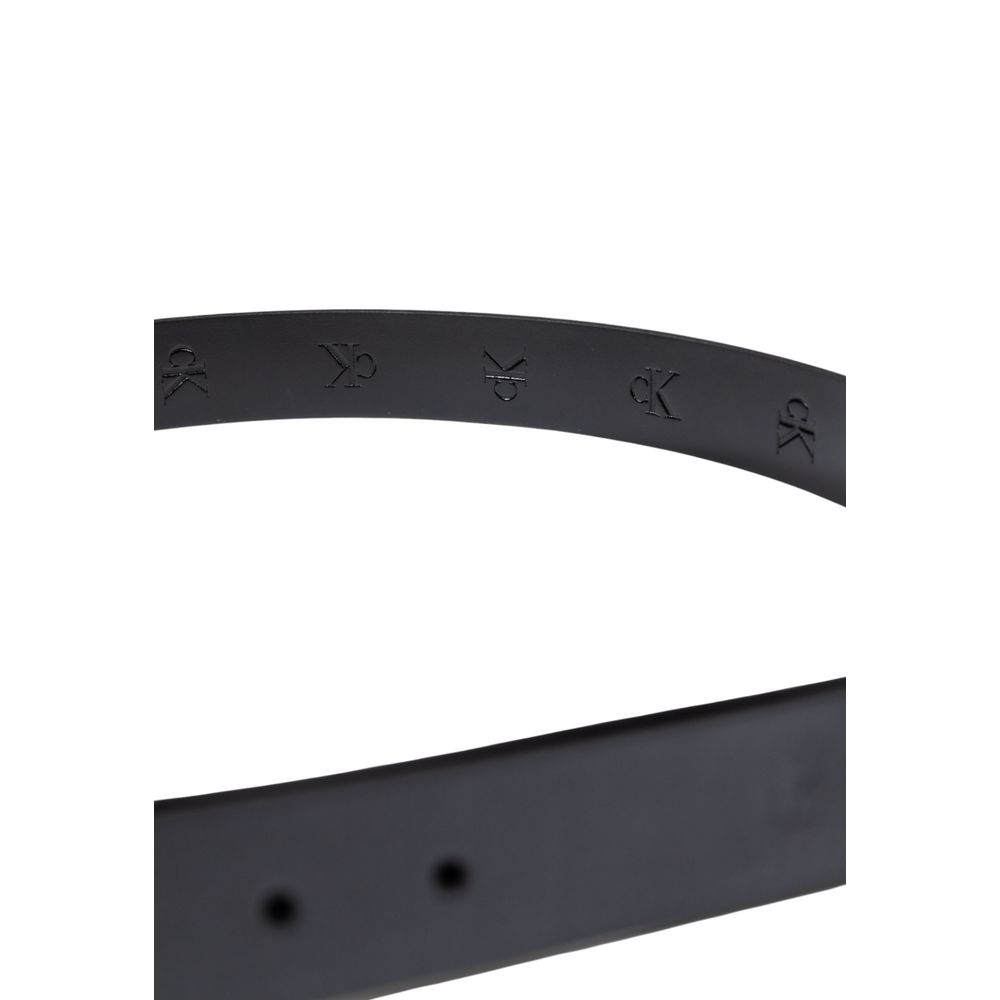 Calvin Klein Jeans – Schwarzer Ledergürtel
