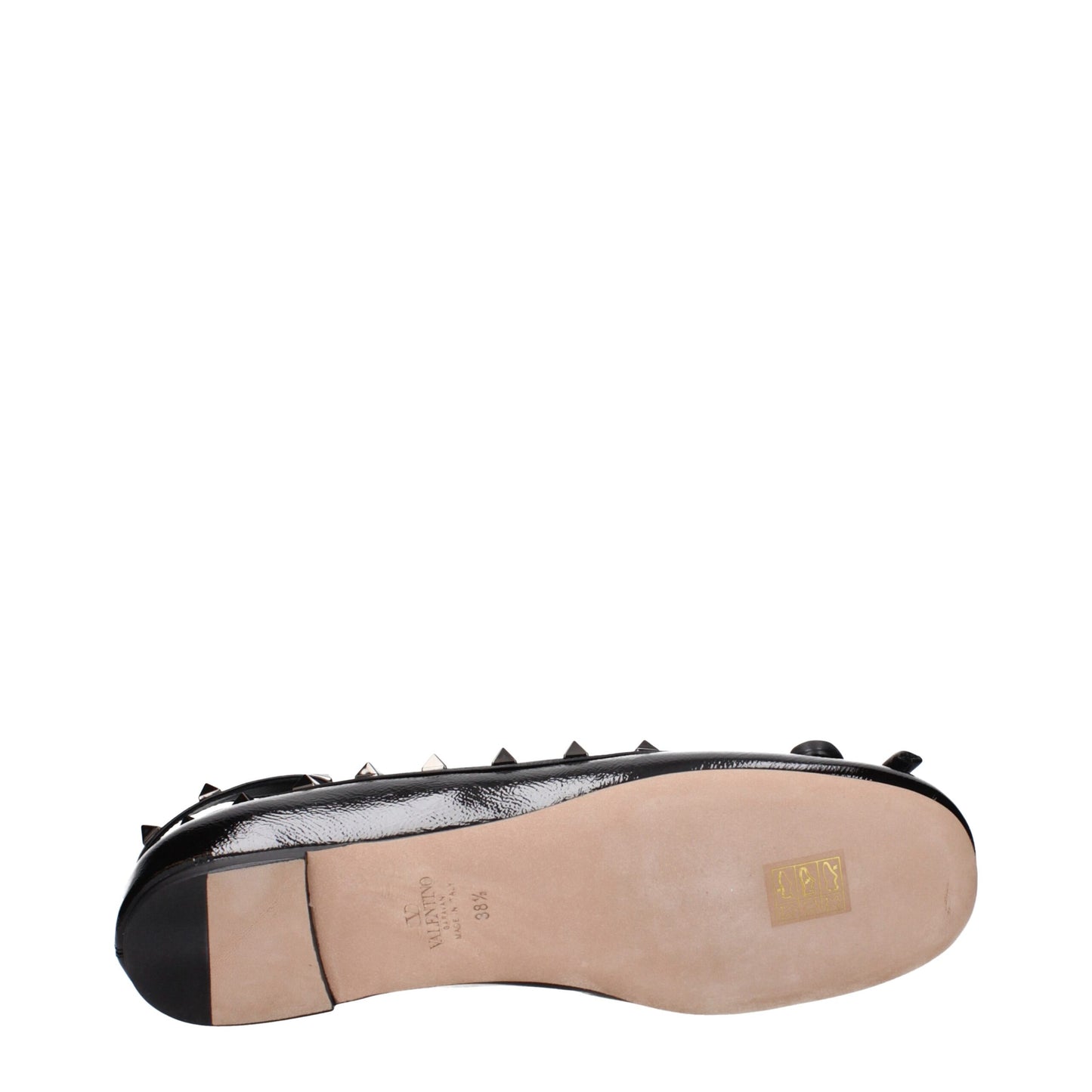 Valentino Garavani – Schwarze Ballerinas aus Leder