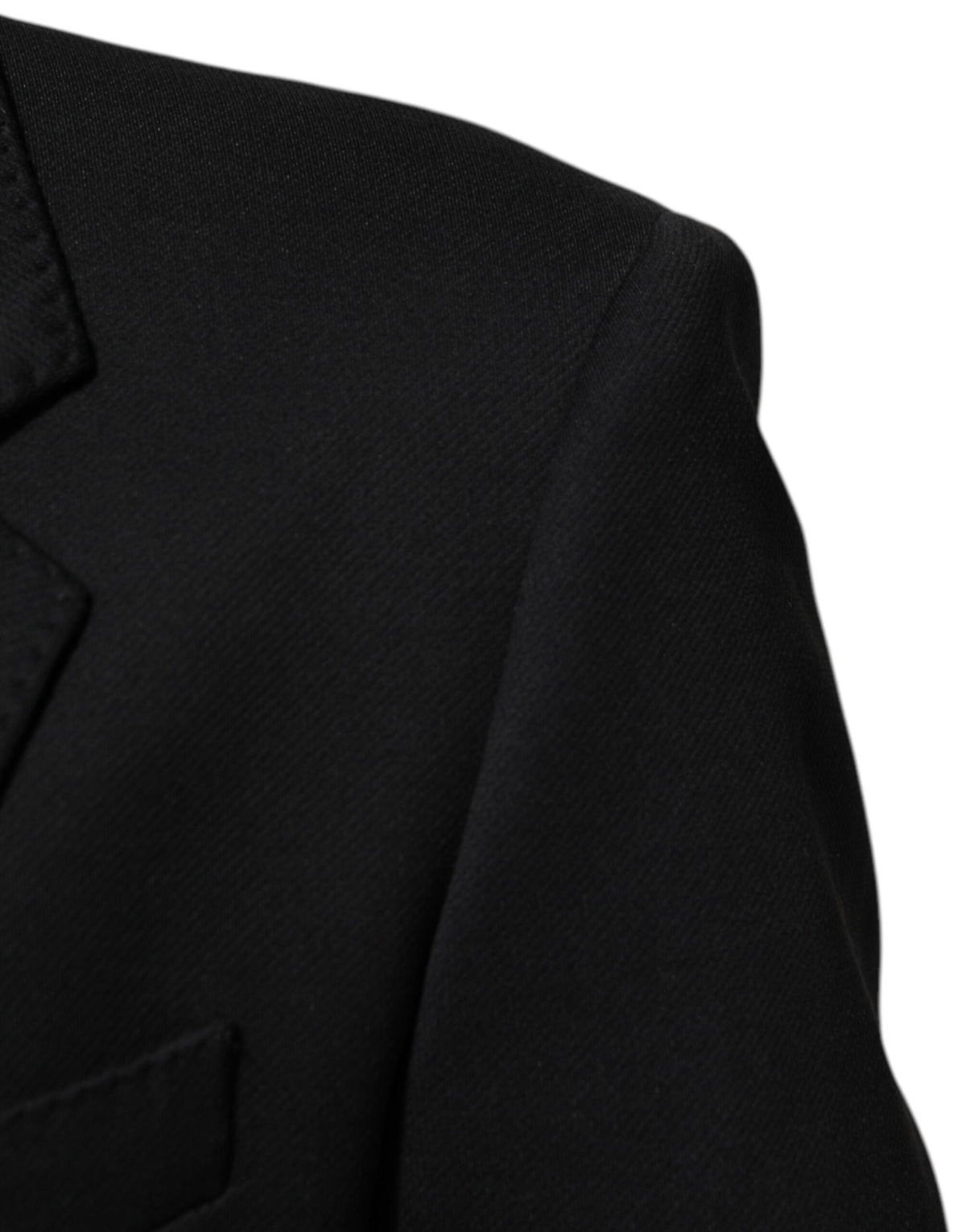 Dolce &amp; Gabbana Dunkelblaue Herrenjacke aus Baumwolle, Mantel, Blazer, Anzug