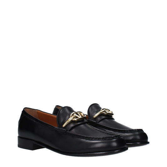 Valentino Garavani – Slip-On-Loafer aus schwarzem Leder
