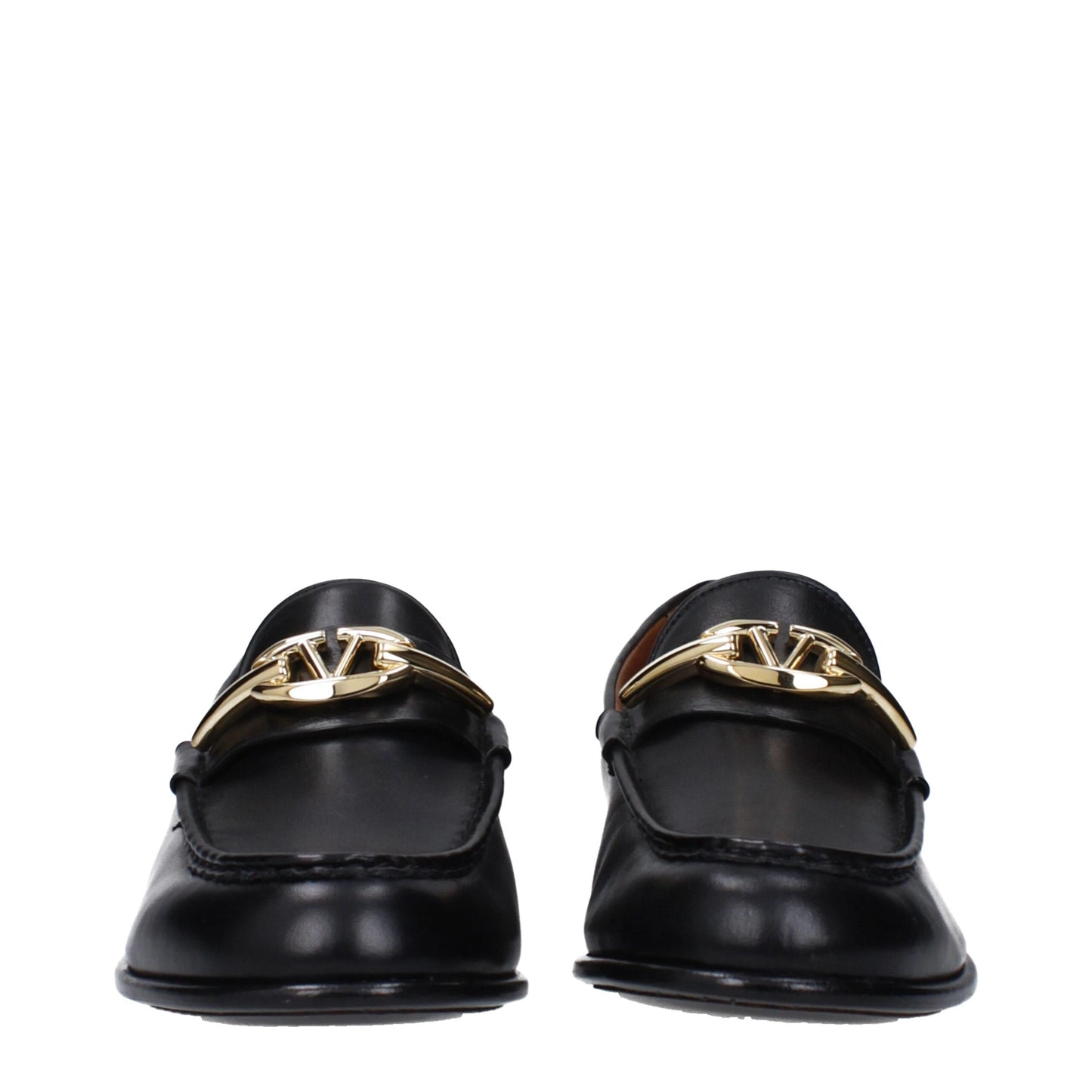 Valentino Garavani – Slip-On-Loafer aus schwarzem Leder