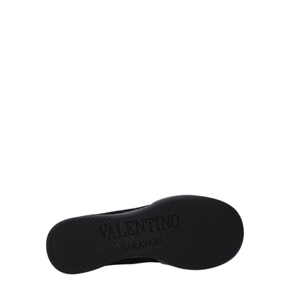 Valentino Garavani – Hohe Sneakers aus schwarzem Stoff