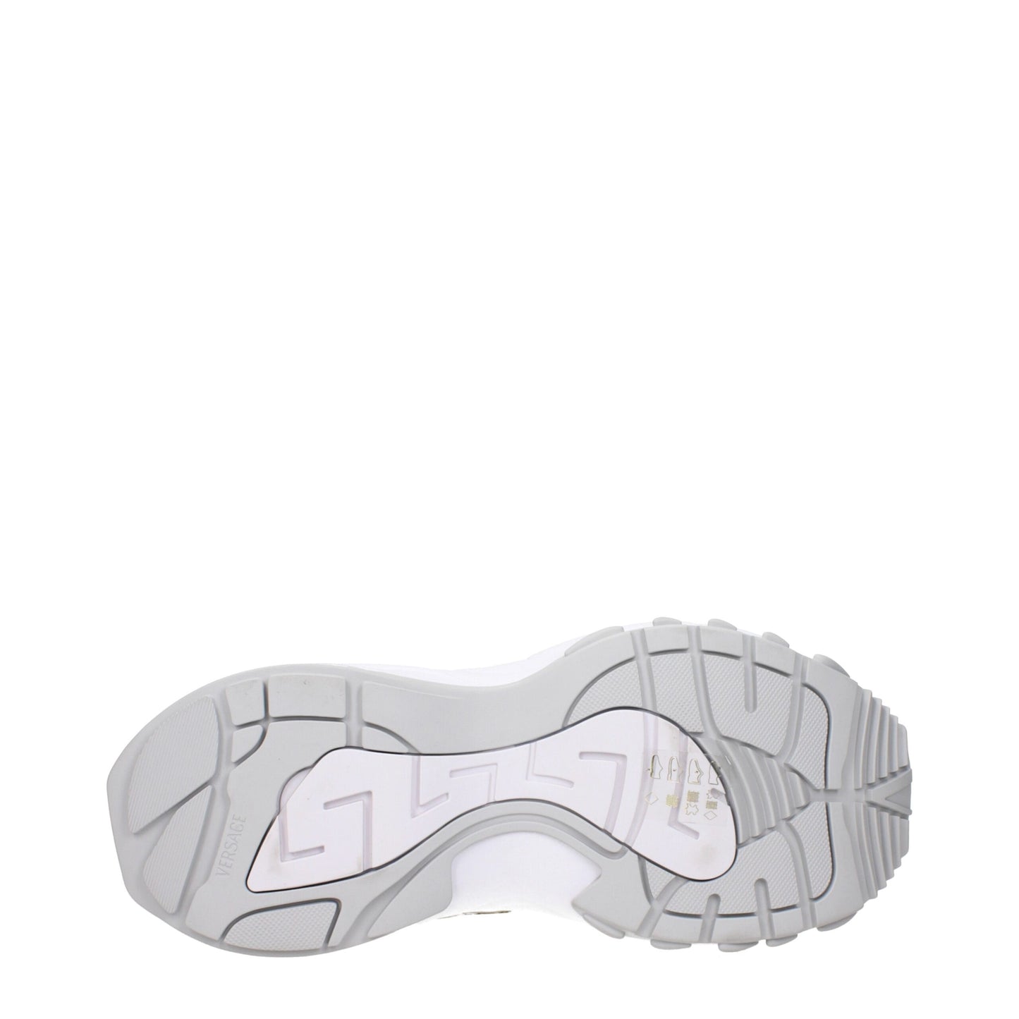 Versace – Niedrige Sneakers aus goldenem Stoff