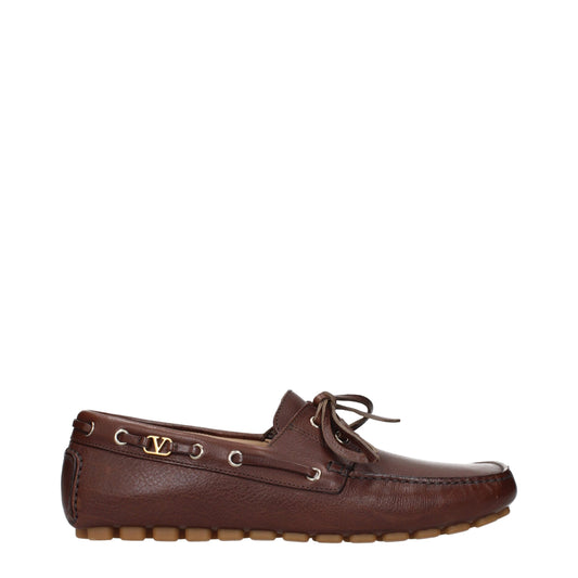 Valentino Garavani – Slip-On-Loafer aus braunem Leder