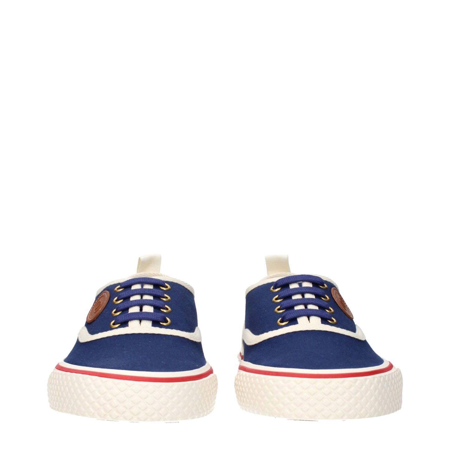 Valentino Garavani Blaue Stoff-Low-Tops