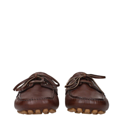 Valentino Garavani – Slip-On-Loafer aus braunem Leder