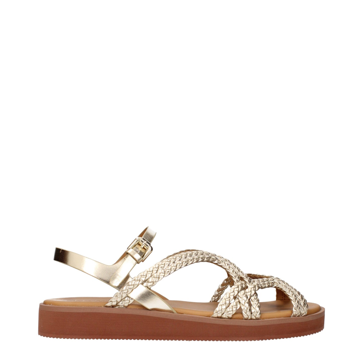 See By Chloé Gold Polyethylene Sandals