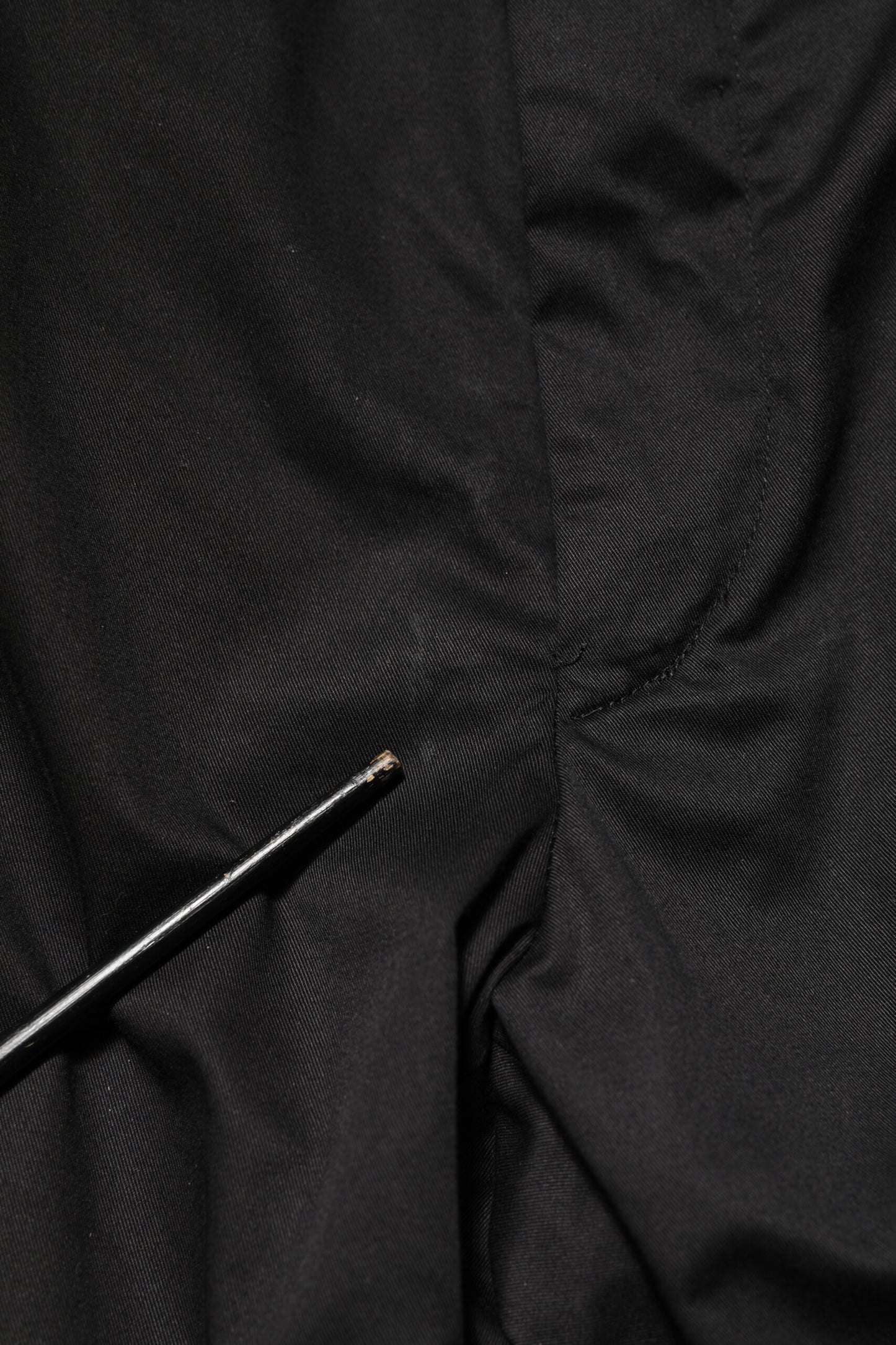 Dolce &amp; Gabbana Schwarze, schmal zulaufende Baumwollhose für Herren