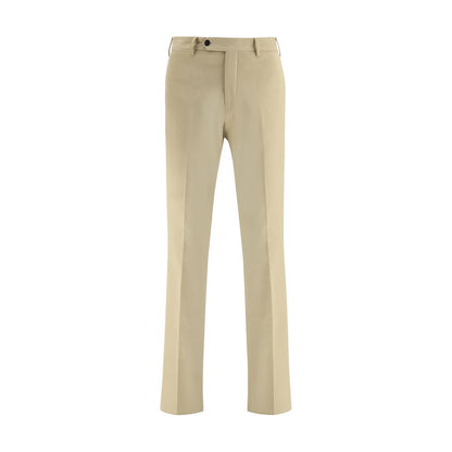 Germano beige Baumwoll-Chino-Hose