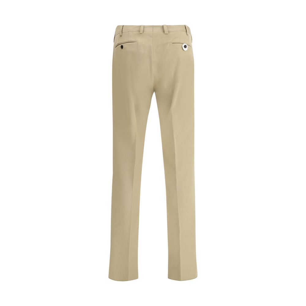 Germano beige Baumwoll-Chino-Hose