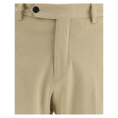 Germano beige Baumwoll-Chino-Hose