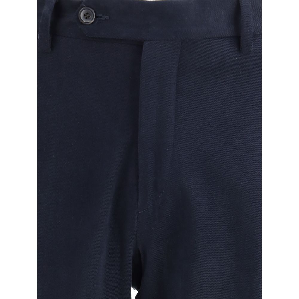 Germano Chino-Hose aus blauer Baumwolle