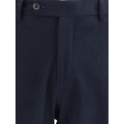 Germano Chino-Hose aus blauer Baumwolle