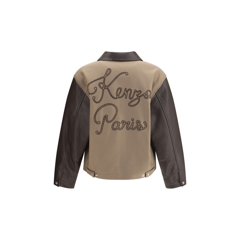 Kenzo Lederjacke in Braun
