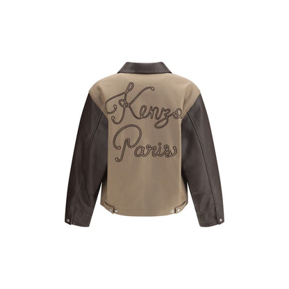 Kenzo Lederjacke in Braun