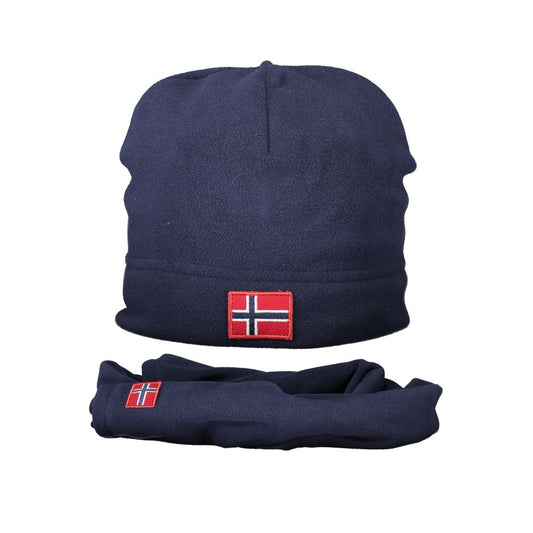 Norwegen 1963 Blaues Polyester-Mützenset für Herren