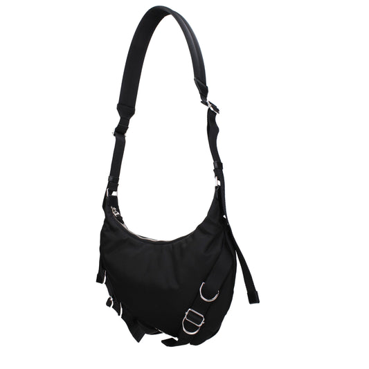 Givenchy – Schwarze Nylon-Umhängetaschen